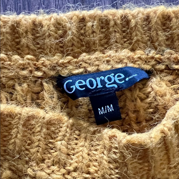 George Mustard Wave Knit Sweater - Picture 2 of 4